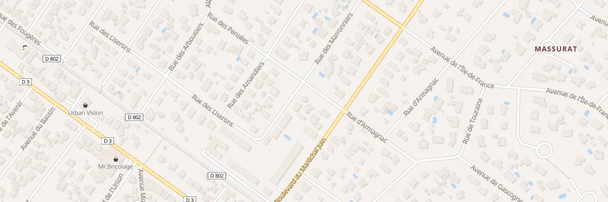 Plan du 2B Rue des Marronniers à Andernos-les-Bains