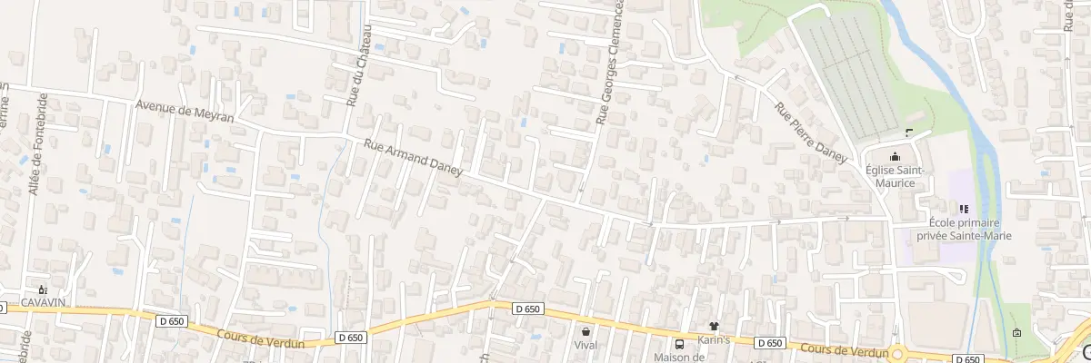 Plan du 42 Rue Armand Daney à Gujan-Mestras