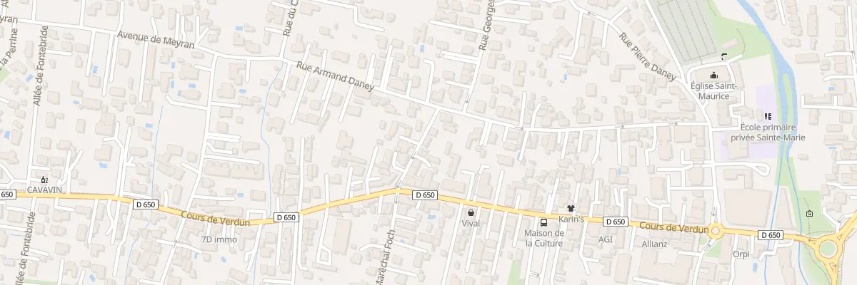 Plan du 8 Rue du Maréchal Foch à Gujan-Mestras