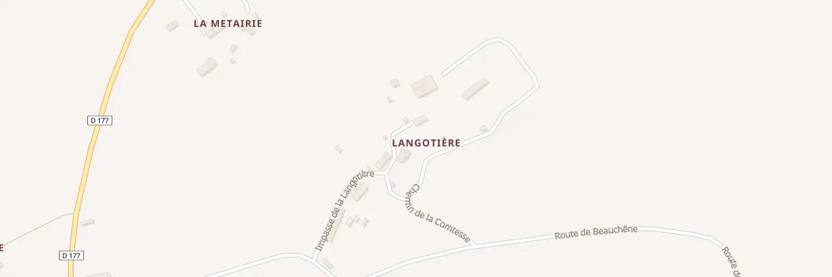 Plan du 5068 Langotiere à Gouvets