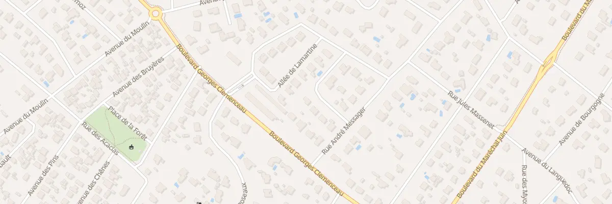 Plan du 7 Rue Alfred de Vigny à Andernos-les-Bains
