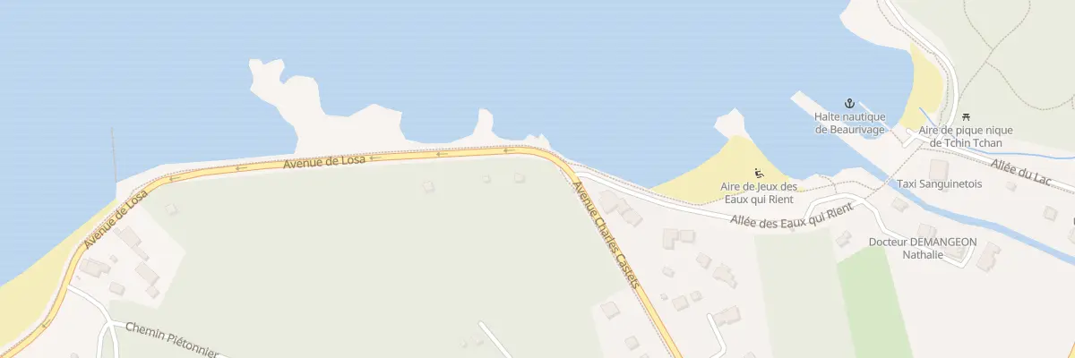 Plan du 45 Av de Losa à Sanguinet