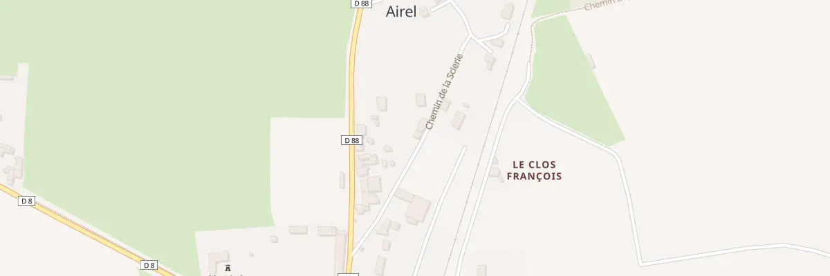 Plan du 1 Chemin de la Scierie à Airel
