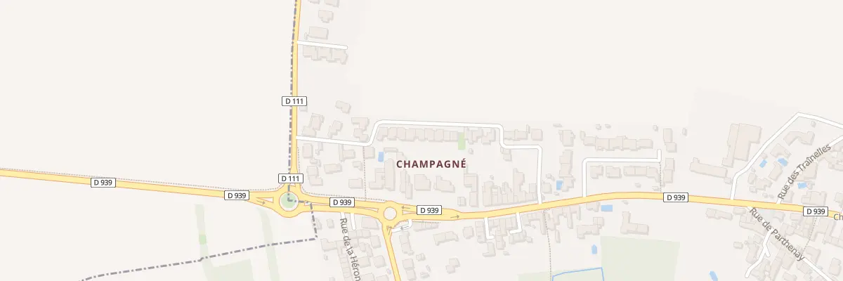 Plan du 10 Rue de Champagne à La Jarne
