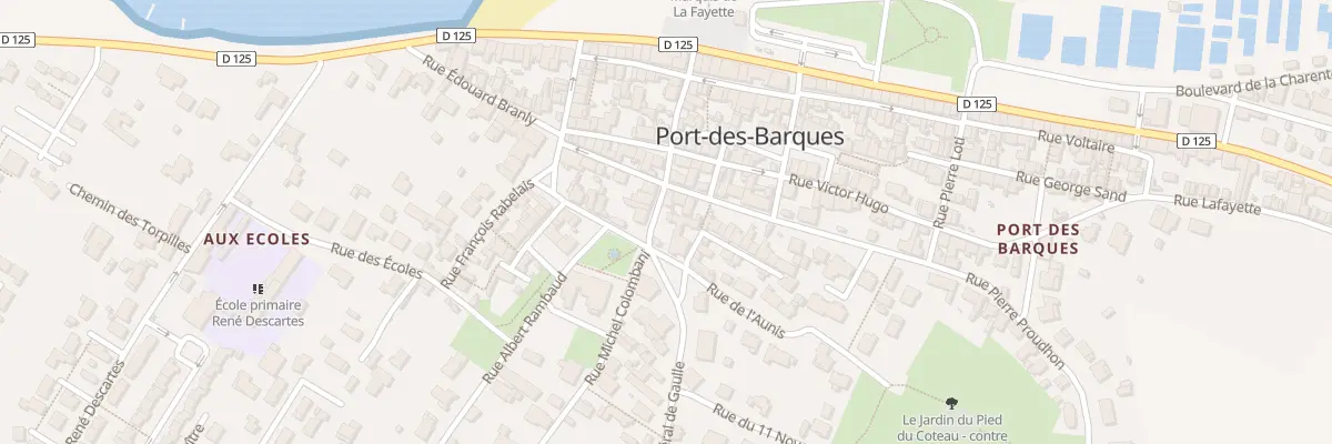 Plan du 2 Rue du Mal Foch à Port-des-Barques