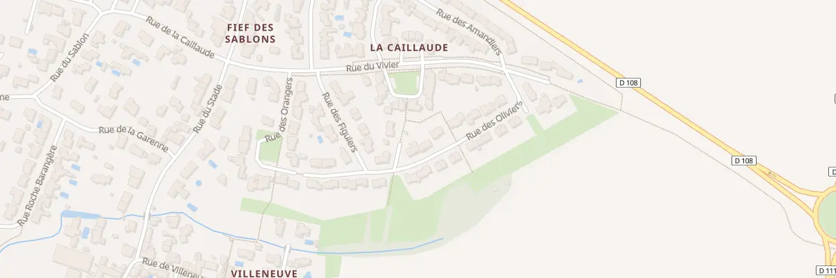 Plan du 25 Rue des Oliviers à Périgny