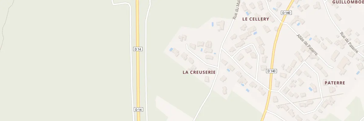 Plan du 7 Rue de la Creuserie à Chaillevette