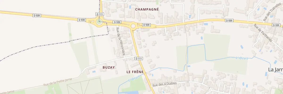 Plan du 7 Rue de Chatelaillon à La Jarne