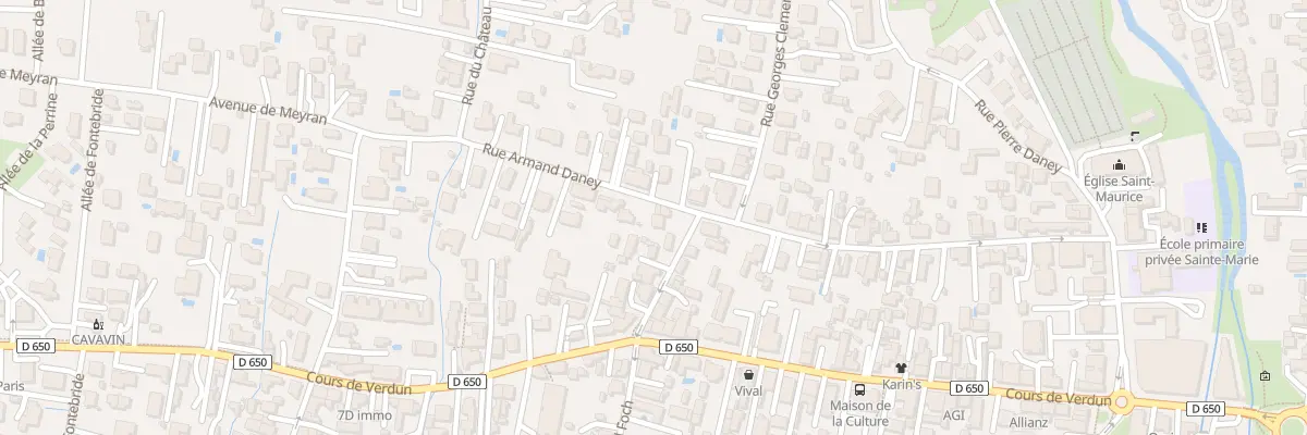 Plan du 5 Rue du Maréchal Foch à Gujan-Mestras