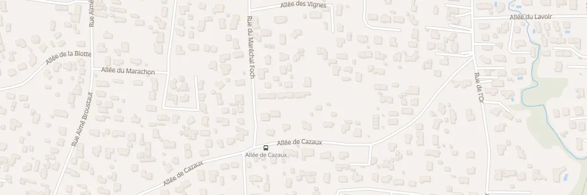 Plan du 90 Rue du Maréchal Foch à Gujan-Mestras