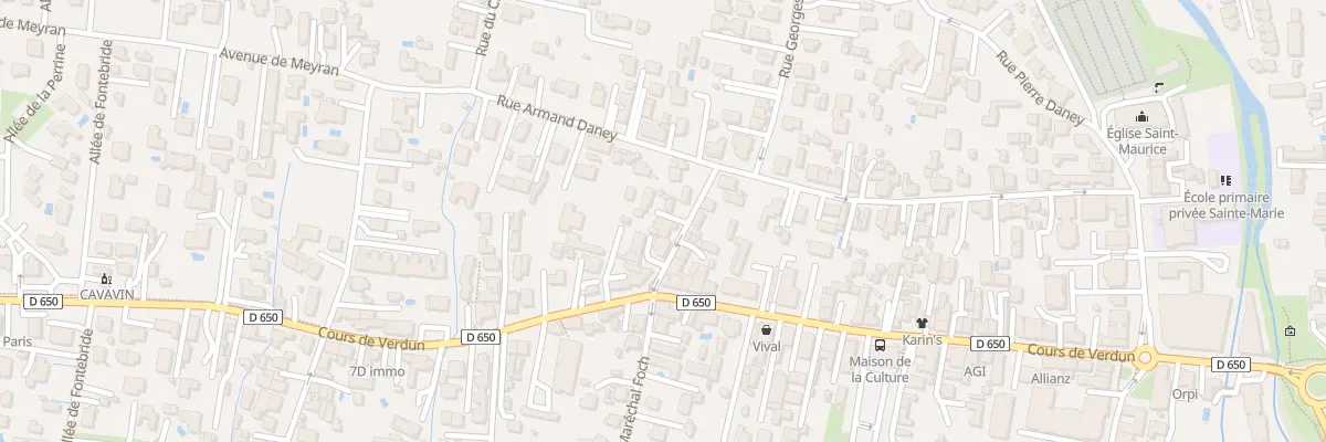 Plan du 11 Rue du Maréchal Foch à Gujan-Mestras