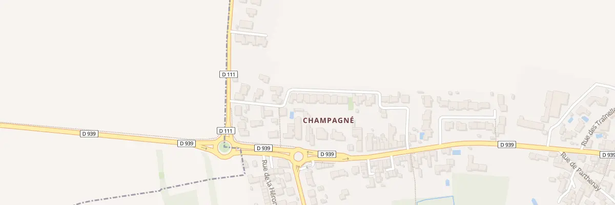 Plan du 6 Rue de Champagne à La Jarne