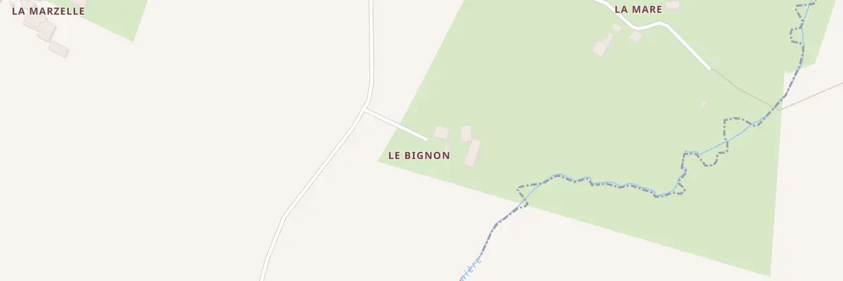 Plan du 5091 Le Bignon à Brielles