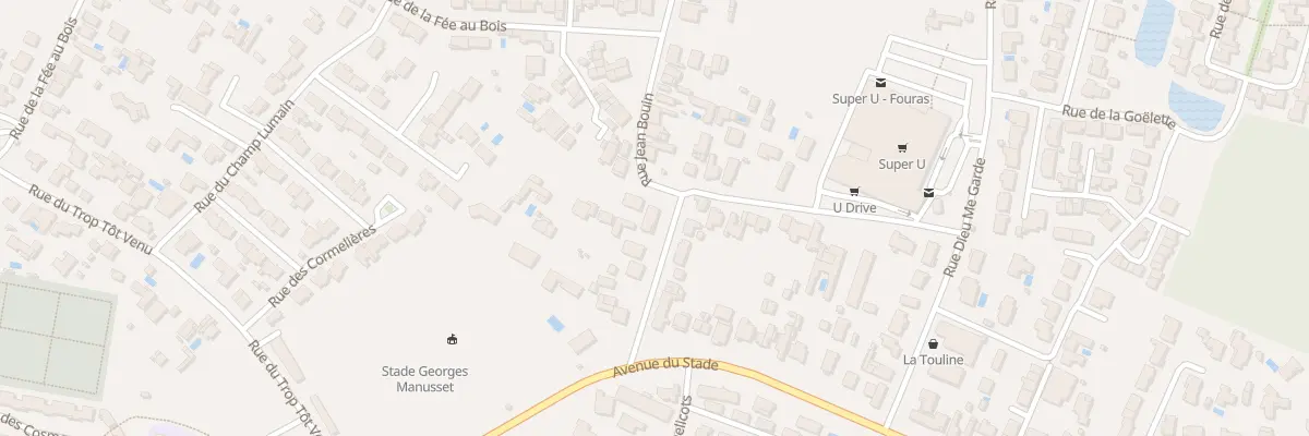 Plan du 8 Rue Jean Bouin à Fouras