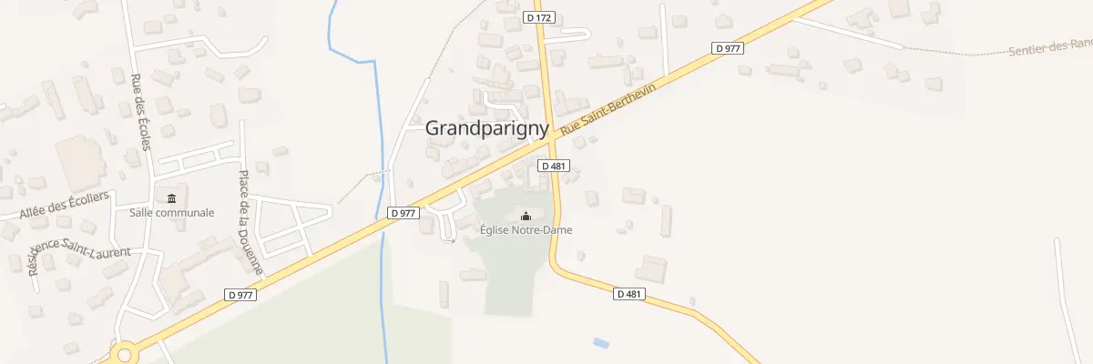 Plan du 4 Rte de l’Argonce - Parigny à Grandparigny