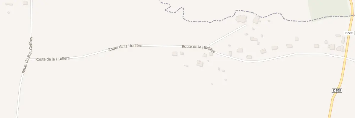 Plan du 2 Rte de la Hurliere - Martigny à Grandparigny