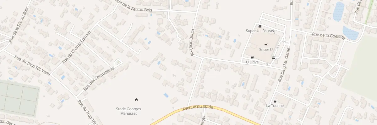 Plan du 10 Rue Jean Bouin à Fouras