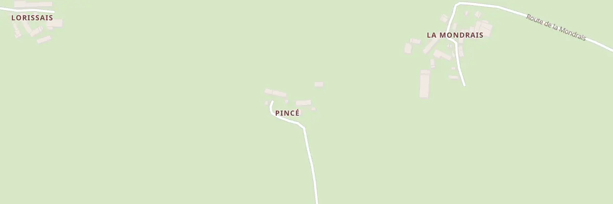 Plan du 26 Pincé au Loroux