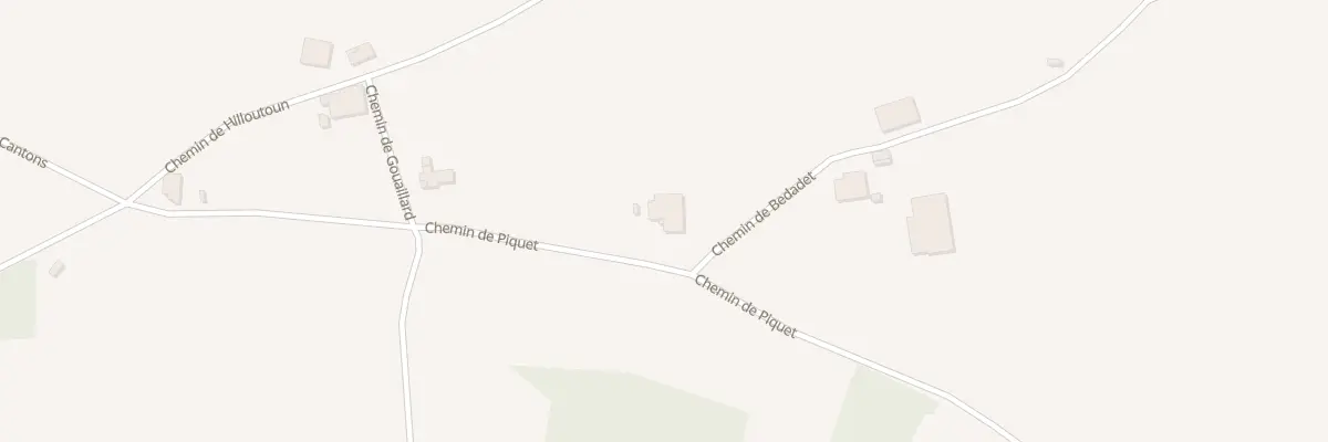 Plan du 11 Che de Bedadet à Came