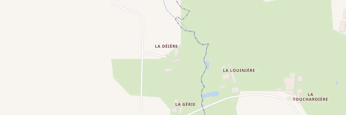 Plan du 5092 La Deière à Brielles