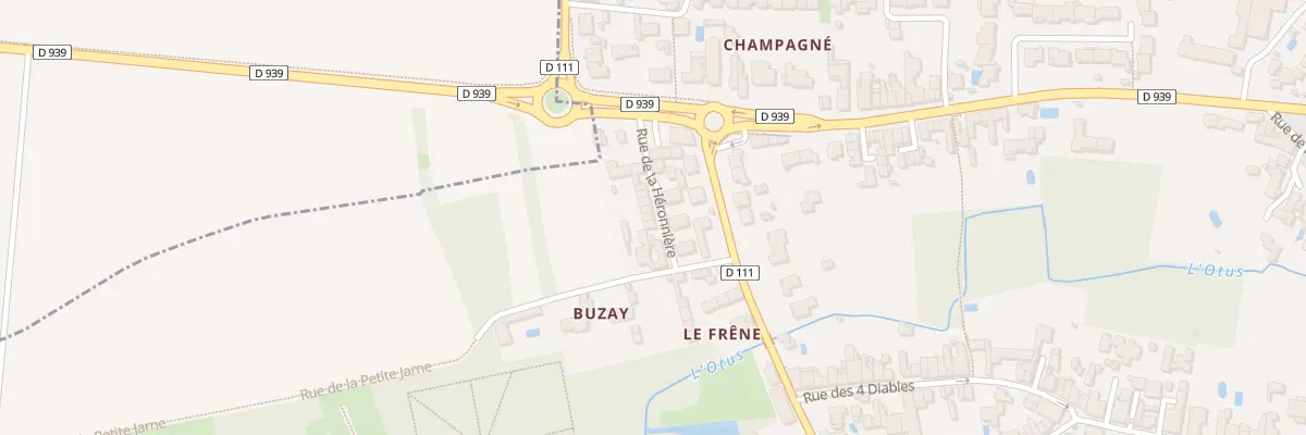 Plan du 6 Rue Nationale à La Jarne