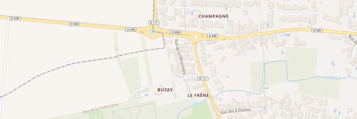 Plan du 6 Rue Nationale à La Jarne