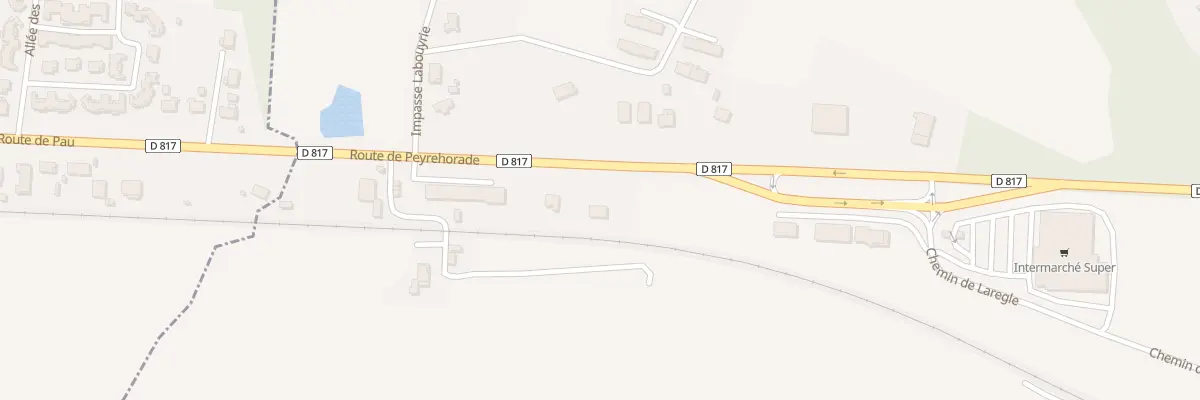 Plan du 1339 Rte de Peyrehorade à Cauneille