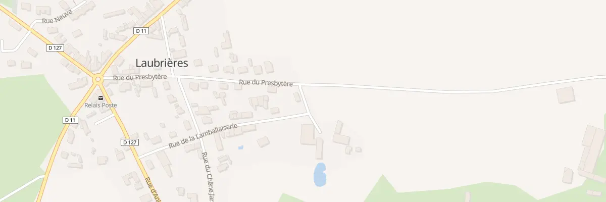 Plan du 14 Rue du Presbytère à Laubrières