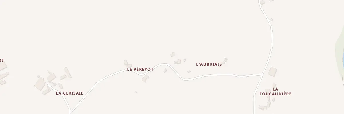 Plan du 1 L’Aubriais à Saint-M’Hervé