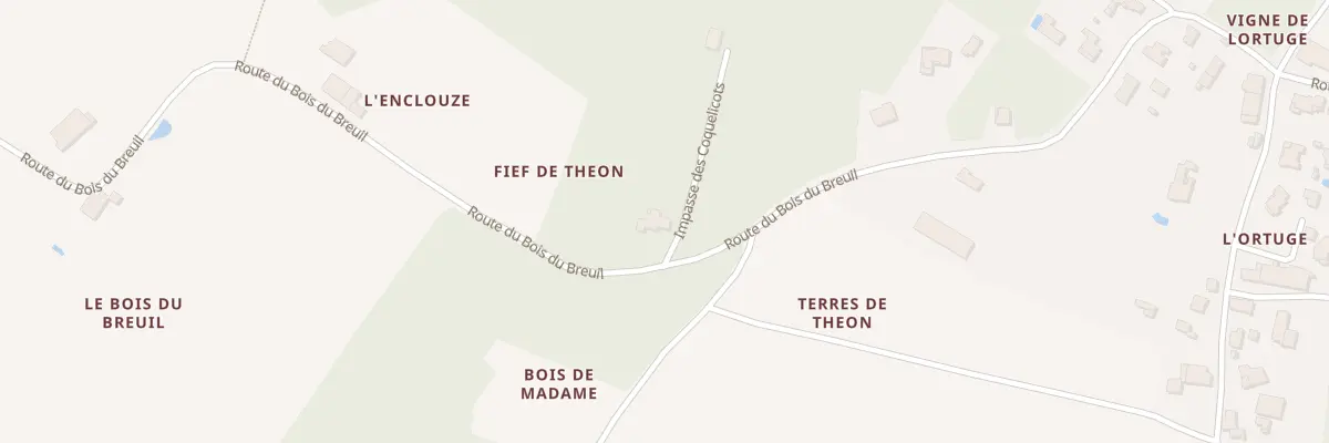 Plan du 48 Rte du Bois du Breuil à Breuillet