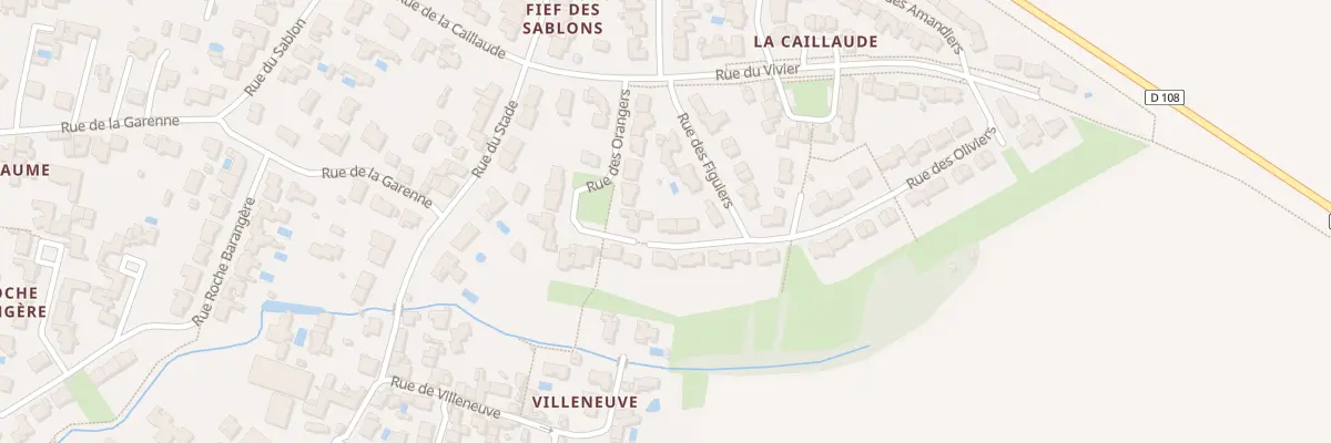 Plan du 13 Rue des Oliviers à Périgny