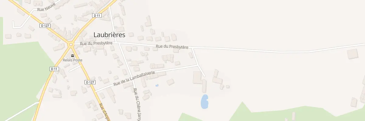 Plan du 13 Rue de la Lamballaiserie à Laubrières