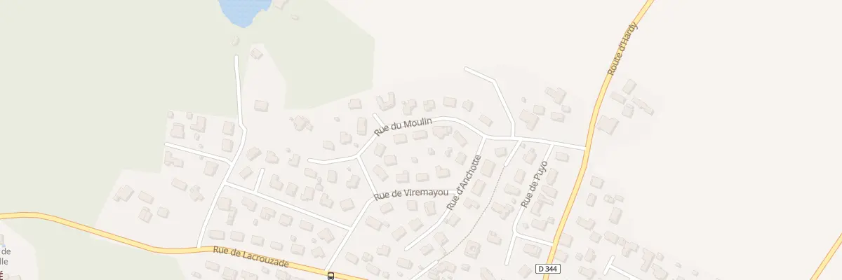 Plan du 9 Rue du Moulin à Oeyreluy