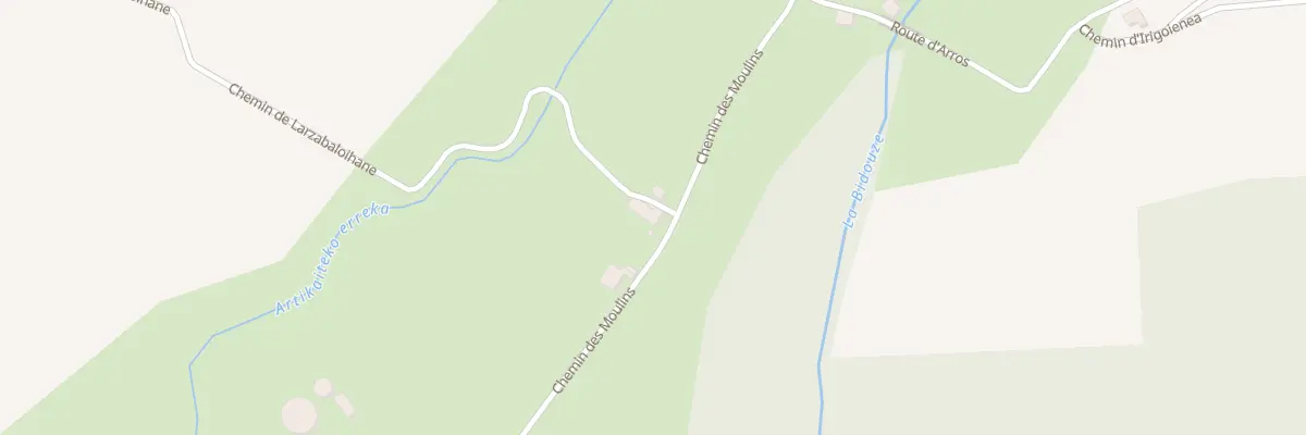 Plan du 925 Che des Moulins à Larceveau-Arros-Cibits