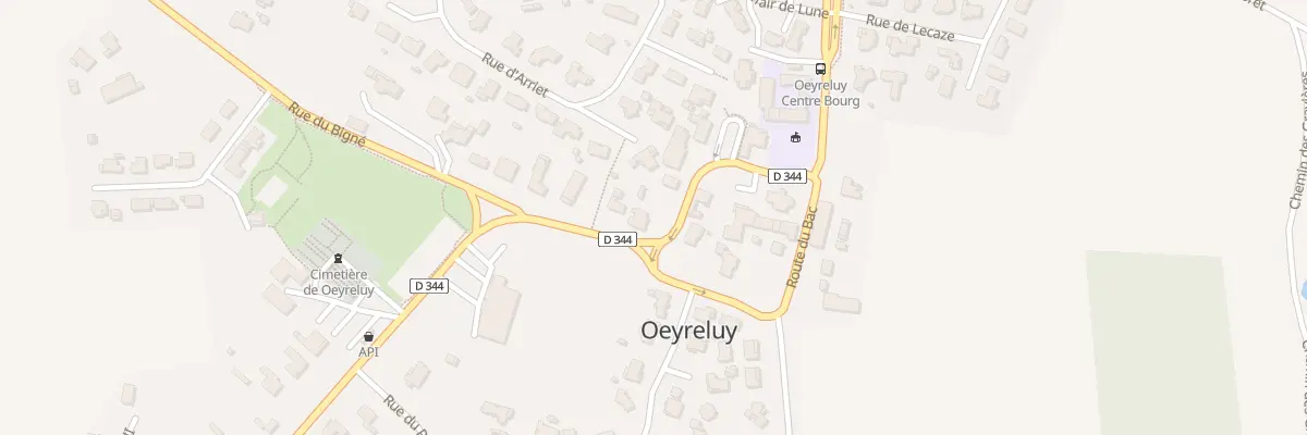 Plan du 277 Rue du Bourg à Oeyreluy