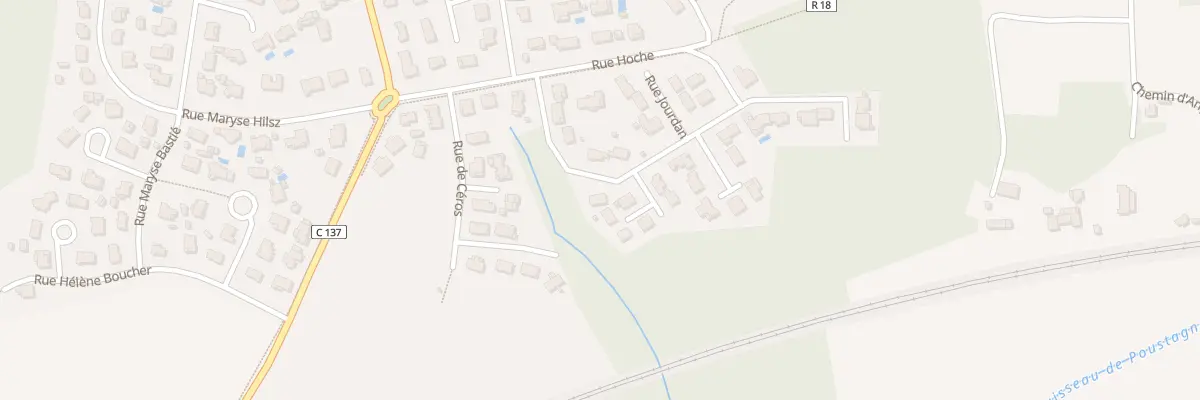 Plan du 124 Rue Lannes à Saint-Paul-lès-Dax