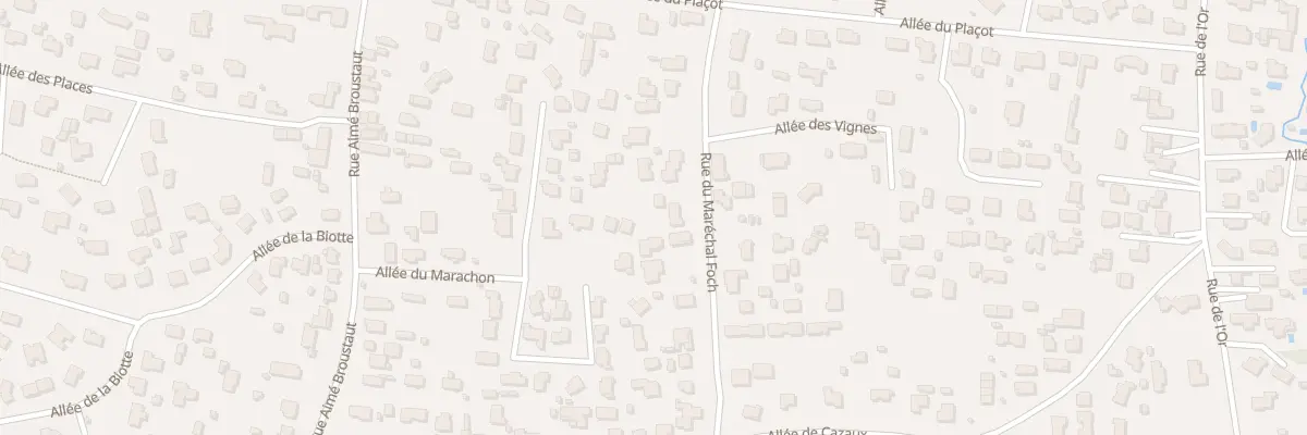 Plan du 83 Rue du Maréchal Foch à Gujan-Mestras