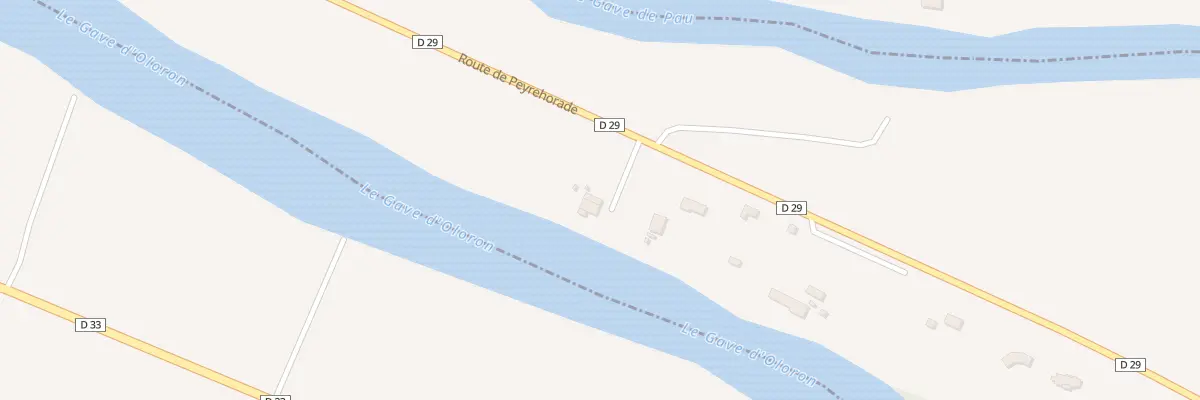 Plan du 1819 Rte de Peyrehorade à Sorde-l’Abbaye