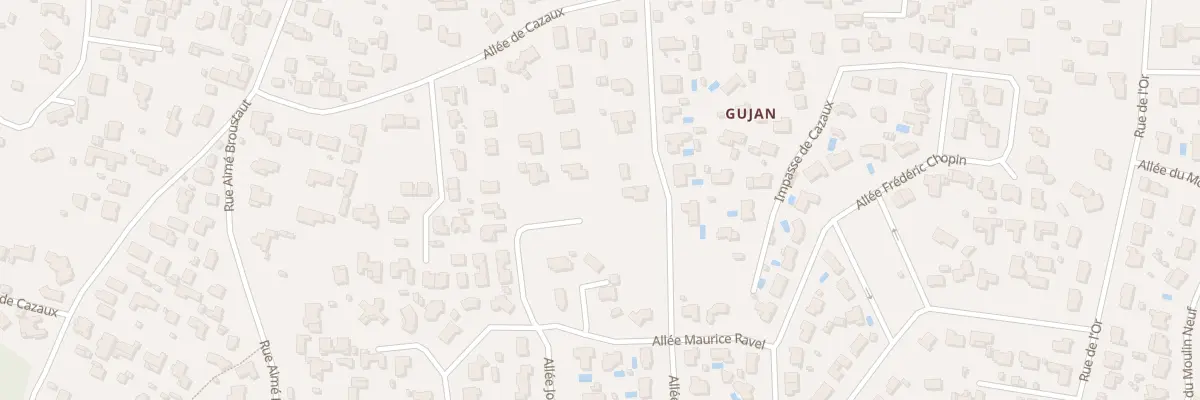 Plan du 5 Imp des Musiciens à Gujan-Mestras