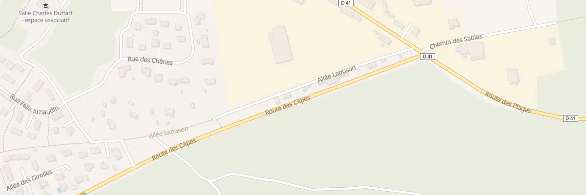 Plan du 567 Rte des Cepes à Lesperon