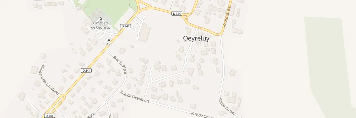 Plan du 8 Le Bourg à Oeyreluy