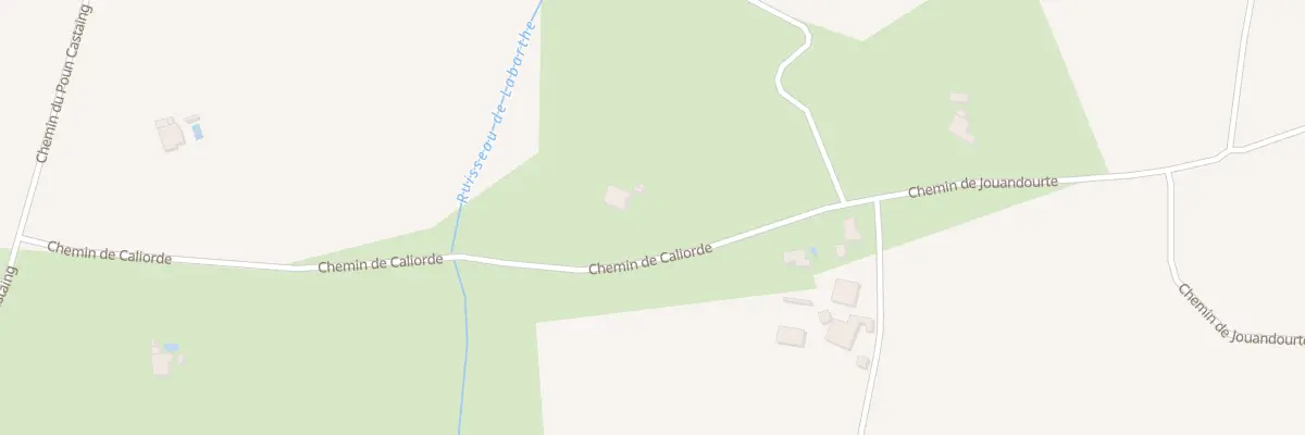 Plan du 525 Che de Caliorde à Came