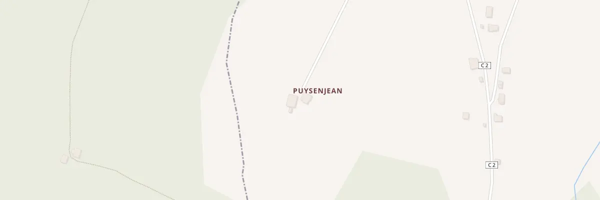 Plan du 2101 Rte du Pourtaou à Cauneille