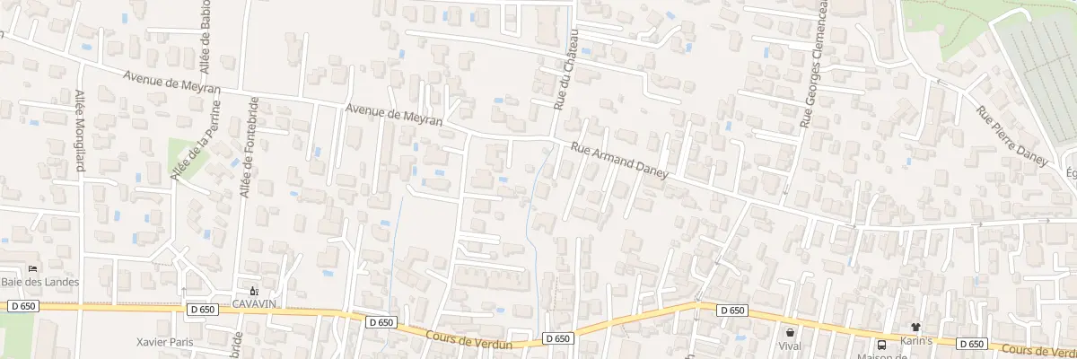 Plan du 71 Rue Armand Daney à Gujan-Mestras