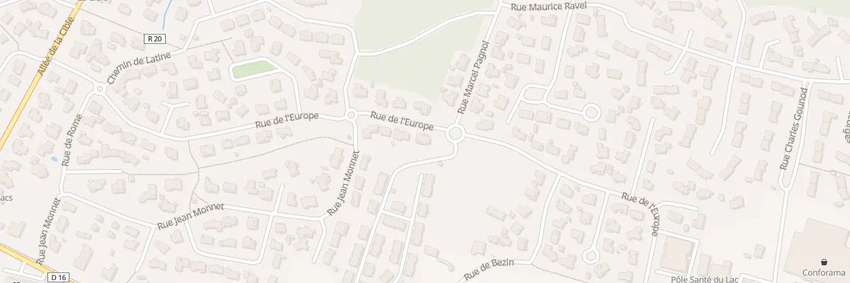 Plan du 494 Rue de l’Europe à Saint-Paul-lès-Dax