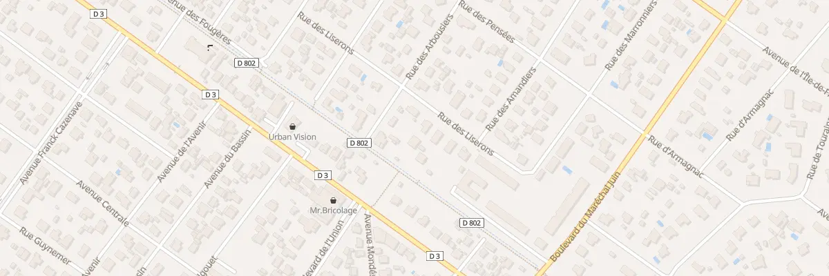 Plan du 5 Rue des Liserons à Andernos-les-Bains