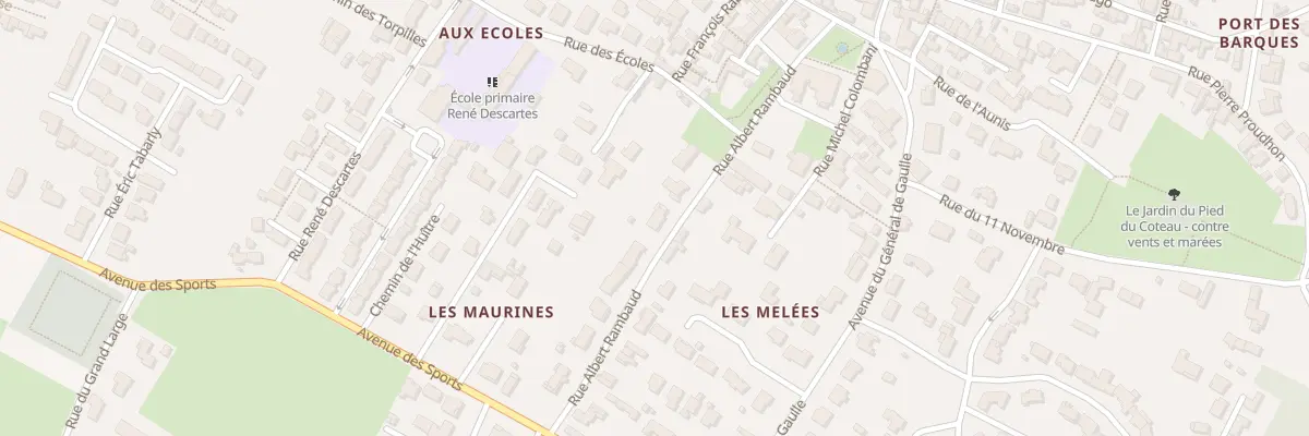 Plan du 8 Rue Albert Rambaud à Port-des-Barques