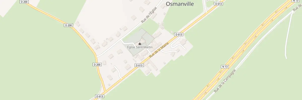 Plan du 14 Rue de la Mairie à Osmanville