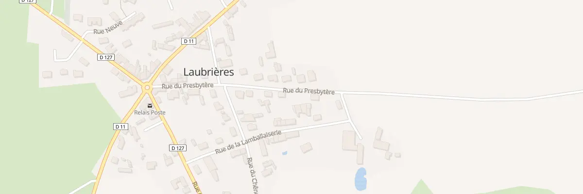 Plan du 10 Rue du Presbytère à Laubrières