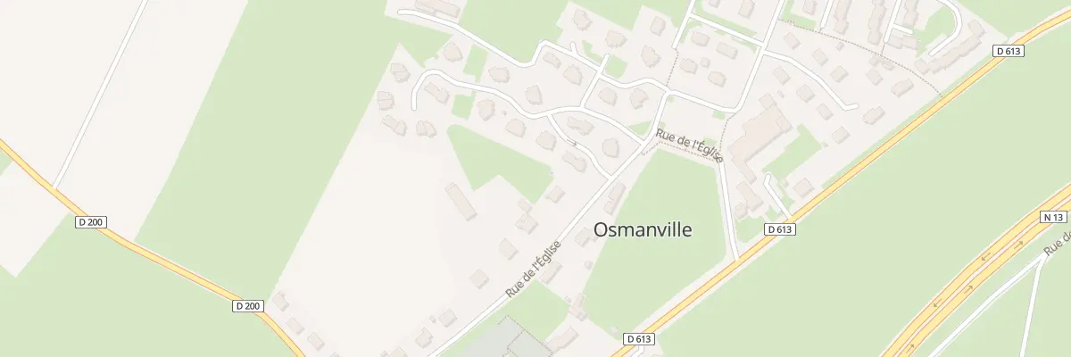 Plan du 2 Rue de l’Église à Osmanville